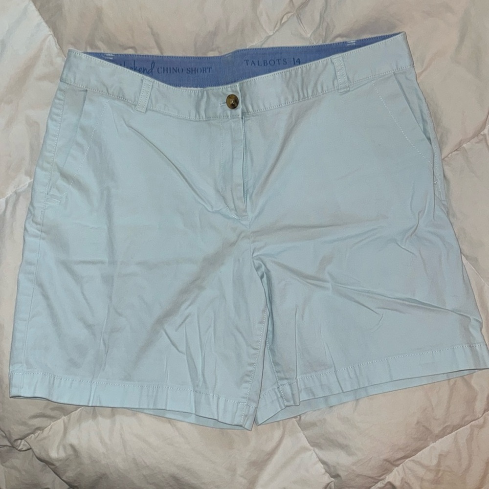 Talbots weekend chino short 6.5” size 14